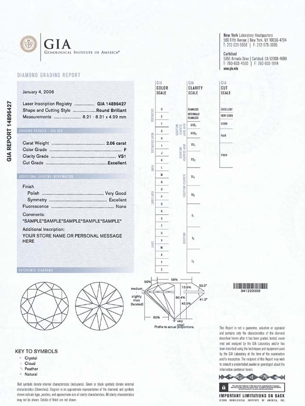 GIA Diamonds Certification
