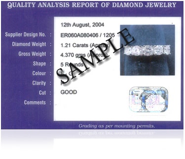 EGL Diamonds Certification